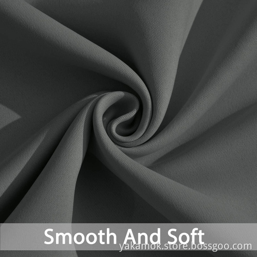 Dark Grey Blackout Curtains